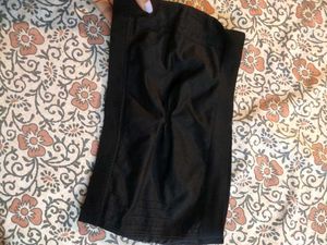 Black Thrifted Tube Bra/Top (32B)