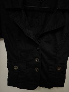 Chic Black waist coat style top