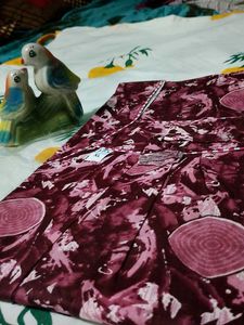pure cotton Floral Nighty