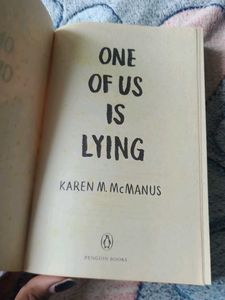 one of us is lying book