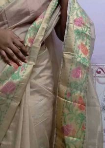 Elegant Floral Saree