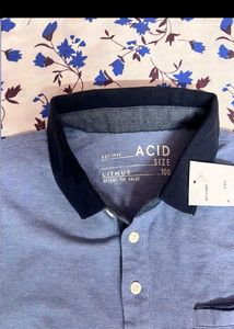 Litmus Essential Blue Shirt** 🔵   *Crisp Comfort