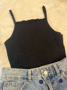 Sleek Black Cami Top
