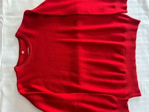 Women Red Sweatshirt