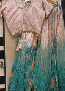double shade lehenga choli