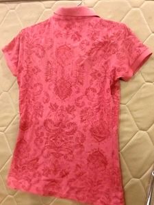 Pink Baroque Polo Shirt