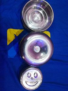 Steel Tiffin Set Combo Of 3