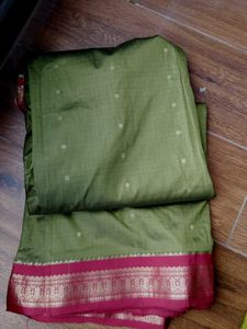 Kanchi Pattu Pure Silk Blend Saree