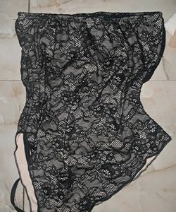 Black Lace Tube Top