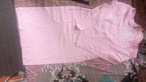 Pink Long Sleeve Dress