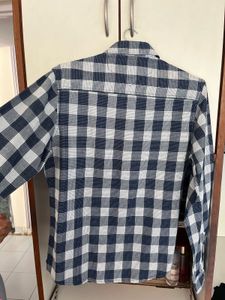 Lee Cooper Checked Blue Shirt