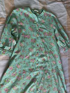 Floral Print Shirt kurthi