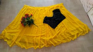 Stylish Lehnga Choli 🖤💛