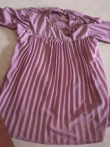 Pleated Tunic Top