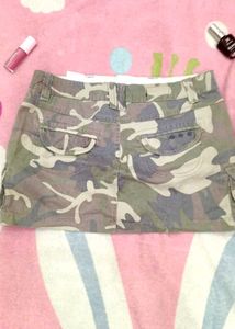 Camo Mini Skirt