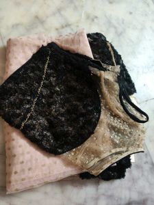 Net And Velvet Border Saree With Desiner Blouse