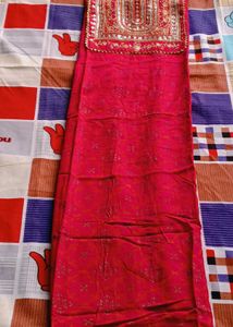 pink Embroidered Kurta