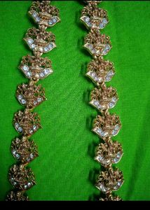 Gold Plated-matte Long Haaram