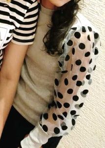 Polka Dot Sleeve Top