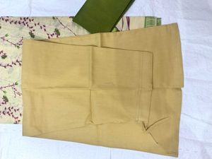 100% Pure Cotton Saree With Blouse And Peticoat