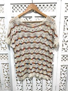 Crochet Knit Top C