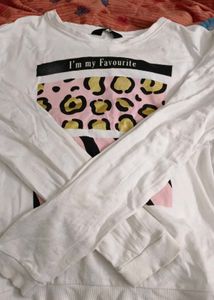 Animal Print Graphic Tee for winters