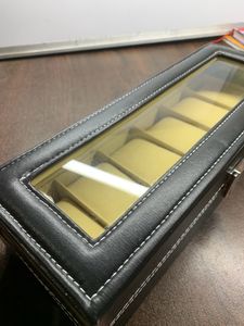 Watch Box Organizer - 6 Slot Watchs Storage Holde