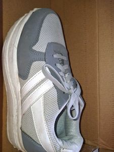 El Paso Gray &amp; White Sneakers