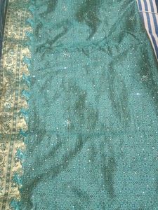 Elegant Green Ethnic Saree