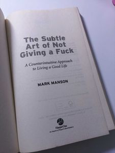 The Subtle Art of Not Giving