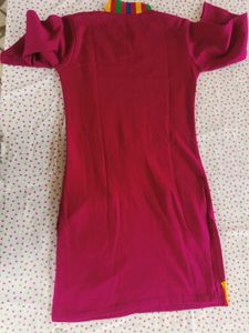Purple Colour Warm  Kurta