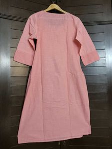 Aurelia Pink Cotton Kurta