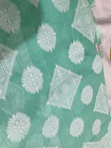 Elegant Green Saree