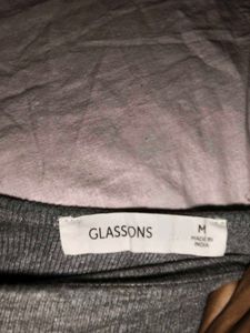Gray Long Sleeve Bodysuit
