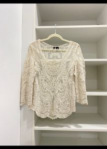 Lace Embroidered Top