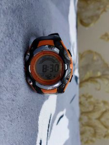 Orange Digital Watch