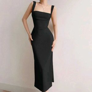 Backless Black Dress