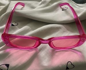 Pink Retro Sunglasses