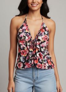 Floral Halter Top