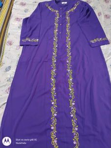 Color Abayaa With Embroidery New