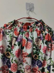 Floral Print Skirt