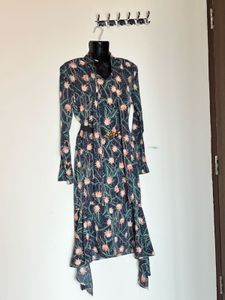 New Korean Floral Dress
