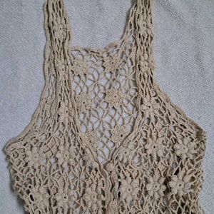 Boho Crochet Shrug