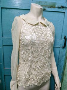 Silk Lace Top Both Side