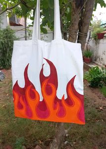 New Multi Flames Tote Bag
