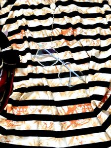 Striped Print Top