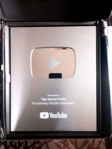 YouTube Silver Creator Award 100K Subscribers