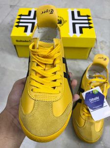 ONITSUKA TIGER MEXICO 66 YELLOW BLACK SNEAKERS 7.5