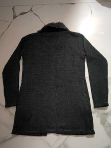 winter grey cardigan