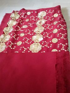 Bridal Dress Material. Full Sequias Work.